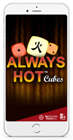 Always Hot Cubes Smart Phone Slot
