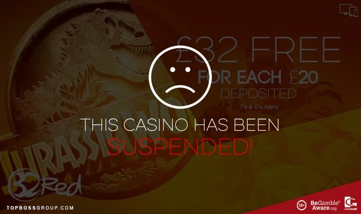 32Red Casino is Suspended