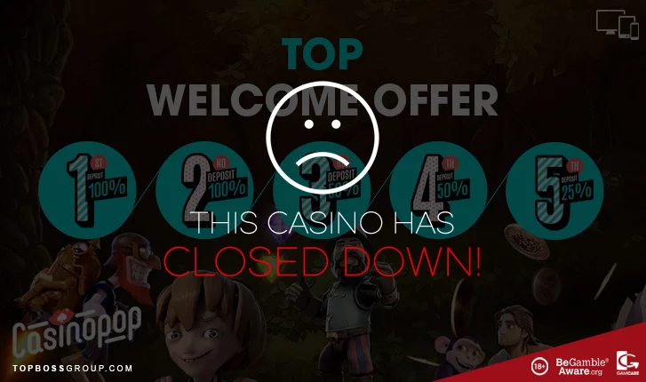 Casino Pop Top Welcome Bonus offer