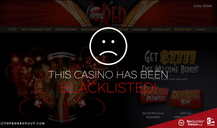 Cherry Red Blacklisted Casino