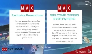 Max Casino Exclusive Promotions