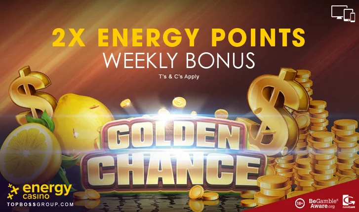 energy casino weekly bonus points