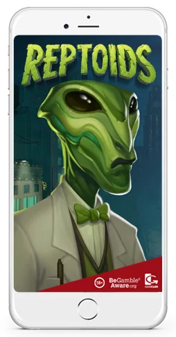 Reptoids slot byYggdrasil Gaming mobile