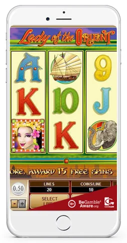 Lady of the Orient free spins Slot