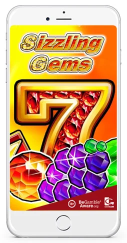 sizzling gems money mobile slot