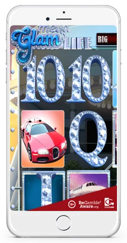 mobi mega glam life fun video slot bonus game