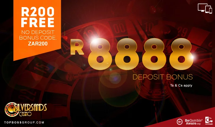 silversands R200 free no deposit bonus