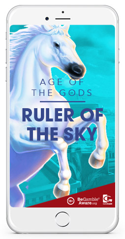 wild mobile slots Age of the Gods ruler of the sky