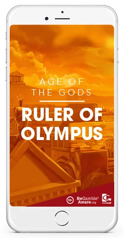 winning slots Age of the Gods ruler of olympus