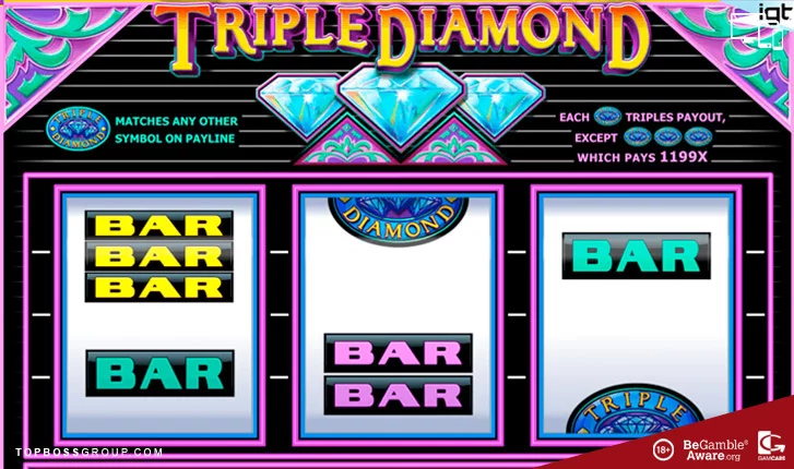Triple Diamond video slot by IGT