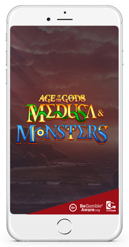 mobile playtech Age of the Gods Medusa and Monsters