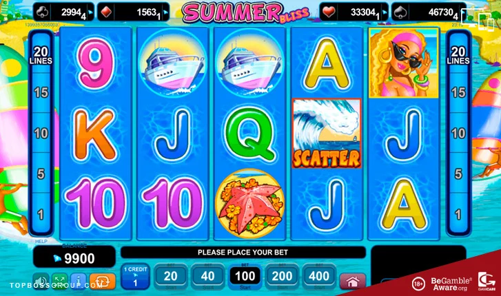 summer bliss EGT gaming slot