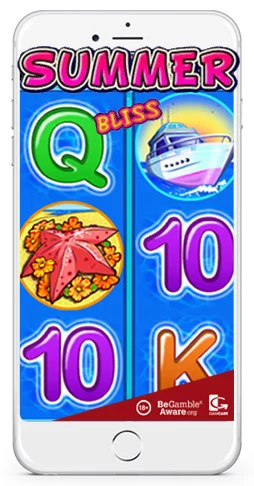 summer bliss progressive mobile slot