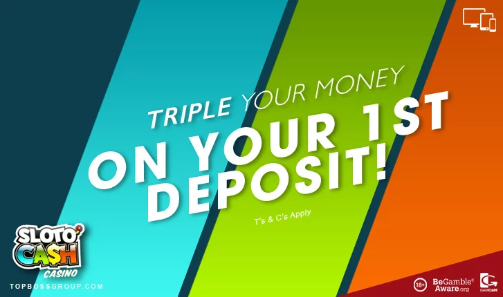 sloto cash casino triple your money