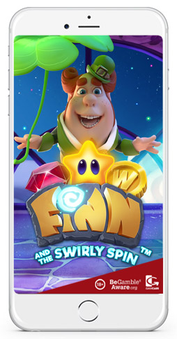 Finn and the swirly spin mobile netent slots