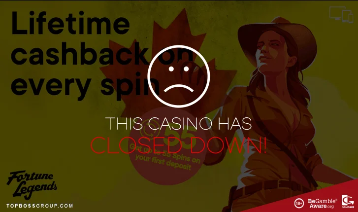 Lifetime cashback on every spin fortune legend casino