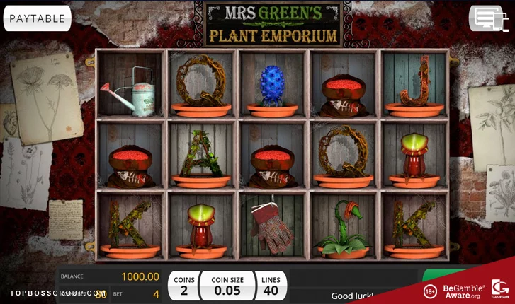 mrs greens plant emporium video slot