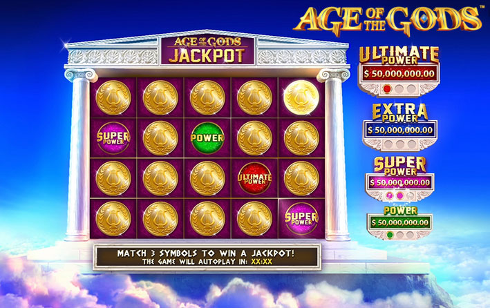 Age Of The Gods Progressive Jackpot Slots