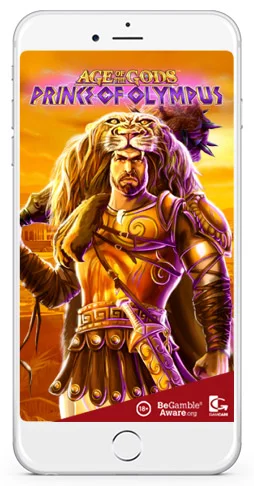 Age of the Gods Prince of Olympus smart phone gambling