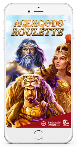 Age of the Gods Roulette mobile play