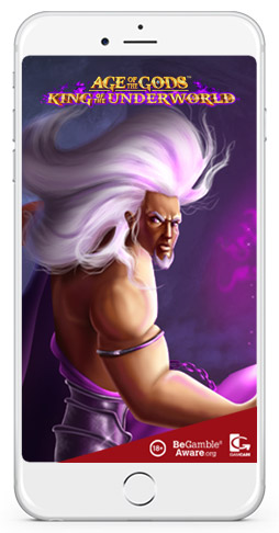 mobile playing slots Age of the Gods King of the Underworld
