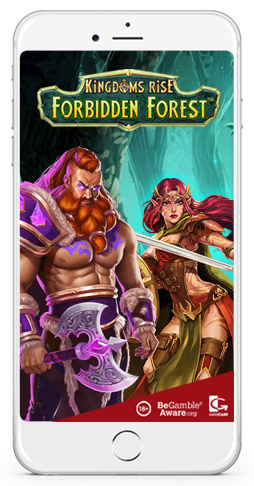 kingdoms rise forbidden forest slot mobile play