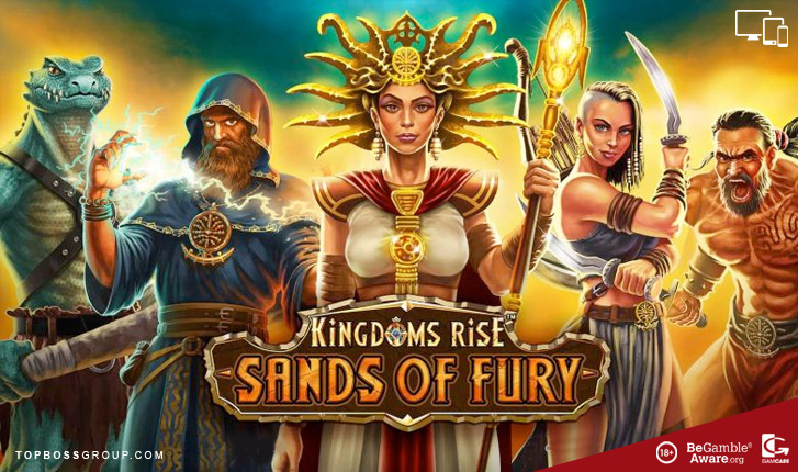 kingdoms rise sands of fury playtech winning slot