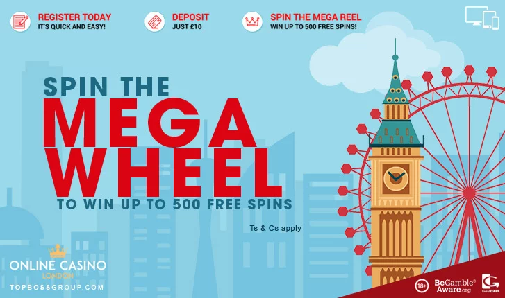 online casino london 500 free spins promo