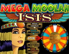 Mega Moolah Isis slots