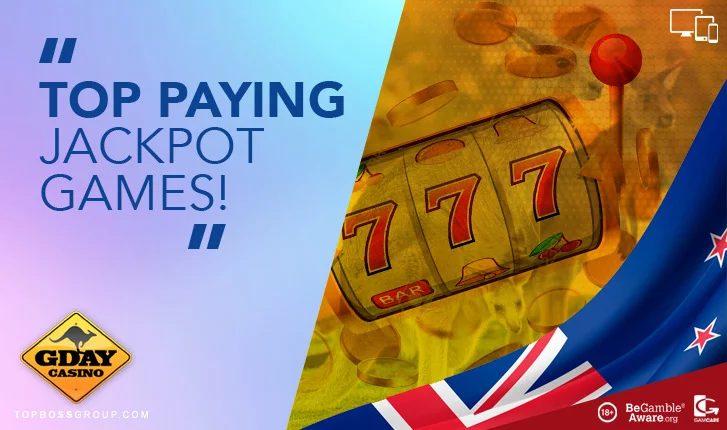top paying jackpot games by gday casino