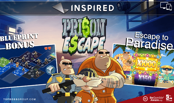 Prison Escape Inspired Gaming bonus slot
