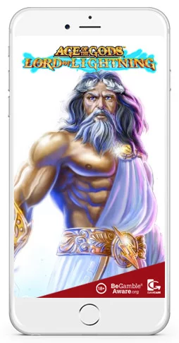mobile playtech Age of the Gods Lord of Lightning