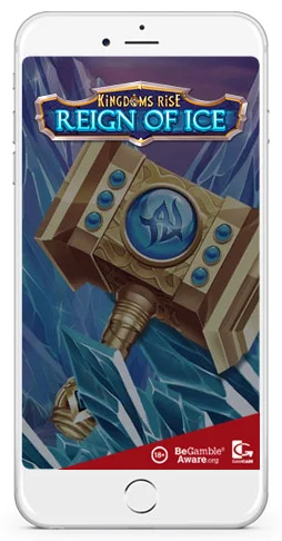 playtech Kingdoms Rise Reign of Ice Slots mobile
