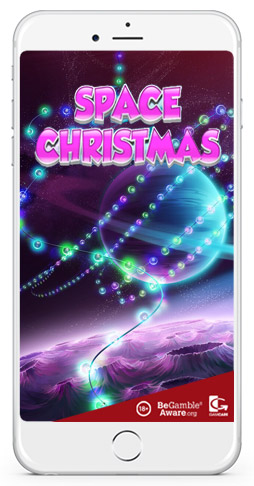 space christmas mobile paying slots