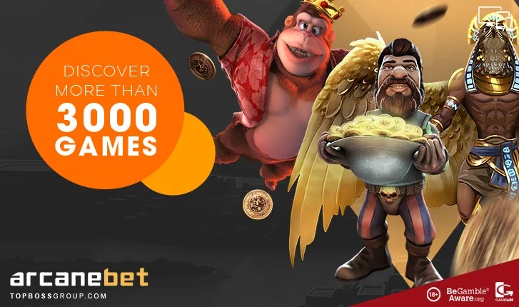 arcanebet offers over 3000 casino games