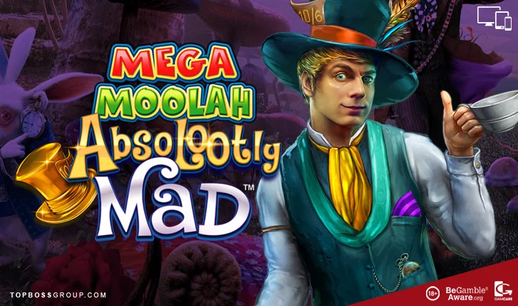 microgamings newest slot game mega moolah absolootly mad