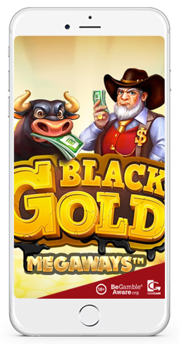 mobile slot games by Stakelogic black gold megaways