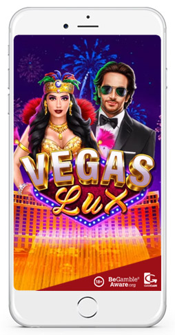 vegas lux mobile playing slots game