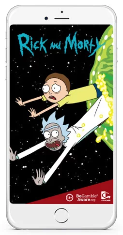 Rick And Morty Megaways Blueprint mobile game for casino players