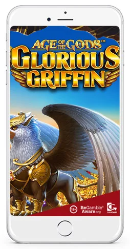 playtech releases new mobile slot Age of the gods Glorius Griffin