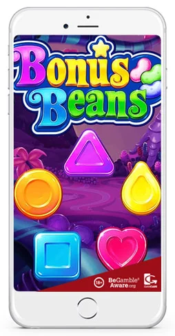 pushing gaming presents bonus beans video slot