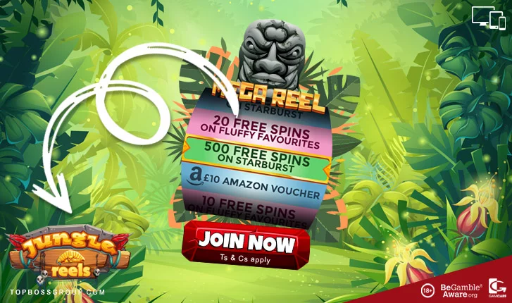 jungle reels jackpot paying casino offering great player promotions
