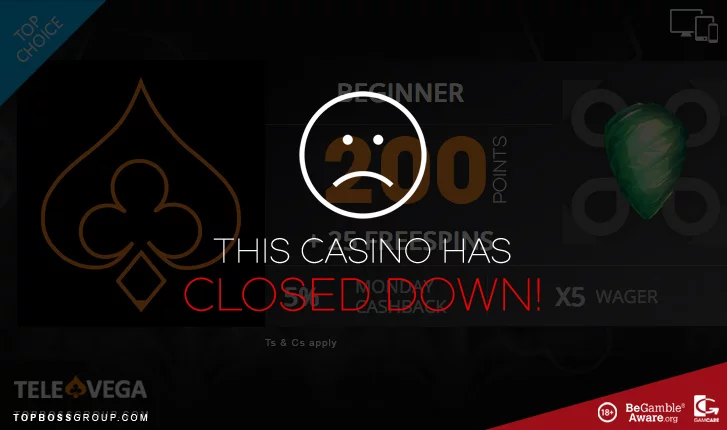 televegas casino offering beginners 200 points and free spins