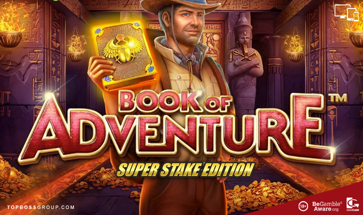 Stakelogic presents Book of Adventure Super Stake Edition slot