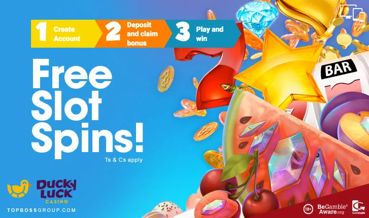 free slot game spins at ducky luck casino