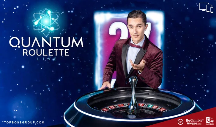 game show slot Live Quantum Roulette from Playtech
