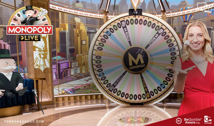 live online game show Monopoly Live slots