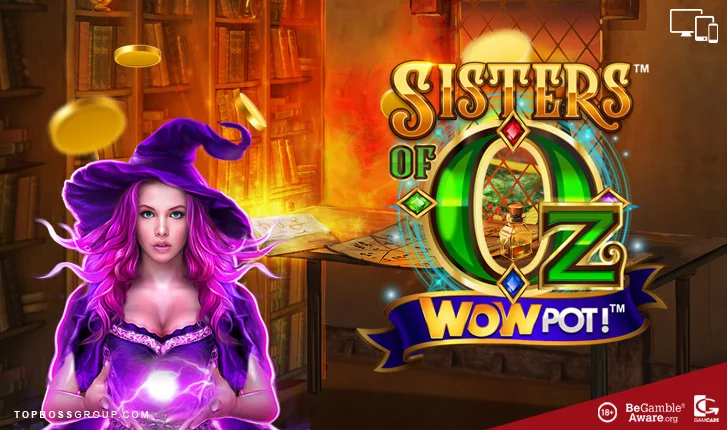 Sisters of Oz Wowpot microgaming Sisters of Oz Wowpot Progressive Slots