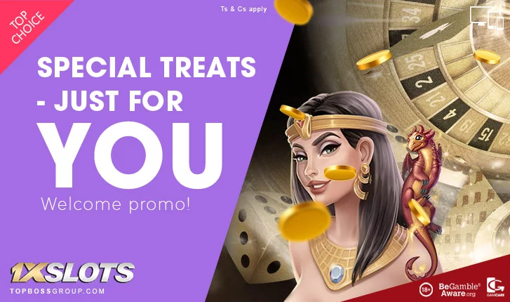 1xslot Casino offering treats for new players
