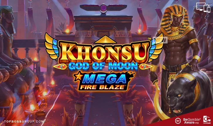 Khonsu God of Moon Mega Fire Blaze